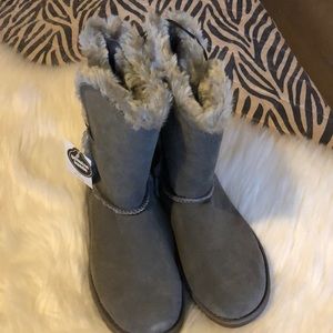 💕SOLD💕Genuine Suede Gray Boots 💕SOLD💕